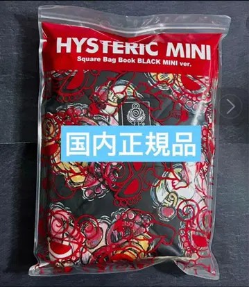 HYSTERIC MINI 스퀘어 백 북 히스 미니 토트 블랙