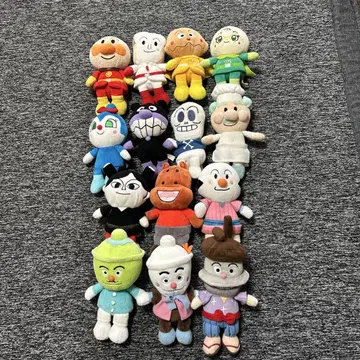 호빵맨 프리치 콩 봉제 인형 14개