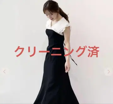 COCODEAL 세일러 카라 도킹 머메이드 원피스