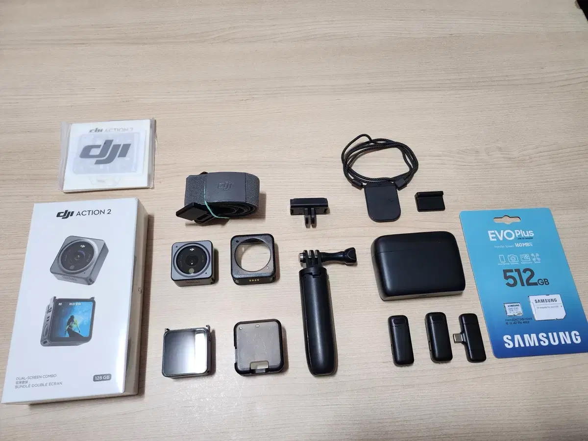 Dji Osmo Action 2 New 128g Dual Screen Combo New (Selca Tripod