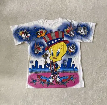 90's LOONEY TUNES/루니 툰즈 프린트 티셔츠