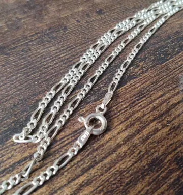 실버 925 피가로 체인 50cm 2mm 목걸이 silver