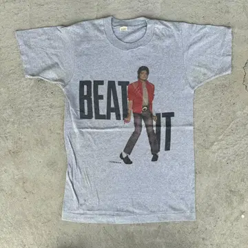 빈티지 80년대 USA제 마이클 잭슨 BEAT IT 티셔츠