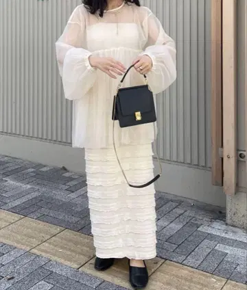 hinari 미니 프릴 스커트 미사용 새상품