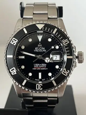 ELGIN TREASURE 엘진 다이버 손목시계 FK-272