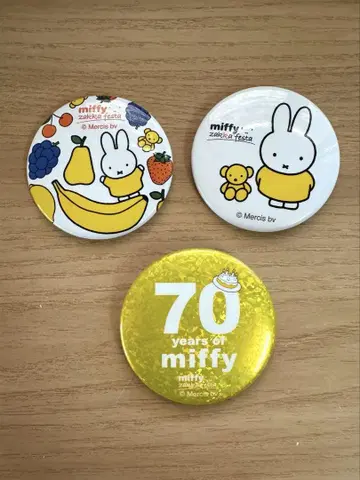 미피 zakka 페스티벌 캔뱃지 3개 세트