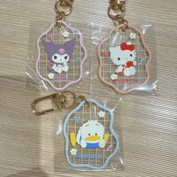 산리오 시크릿 푸쿠리 클리어 키링