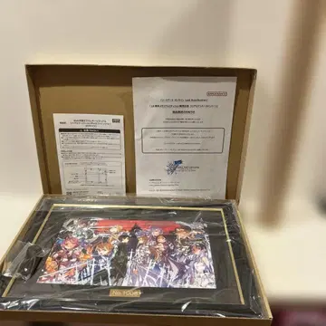 SAO 키 비주얼 시리얼 넘버 포함 (당첨 포스터 포함)