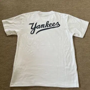 Yankees 티셔츠 화이트 NY 로고