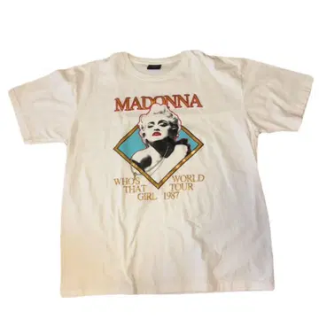 MADONNA Who's That Girl World Tour 티셔츠