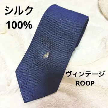 남성용 넥타이 새상품급 실크 실크 빈티지 ROOP 코기 개