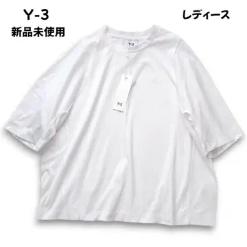 Y-3 와이 쓰리 오버 사이즈 반팔 티셔츠 티셔츠 로고 미사용 새상품