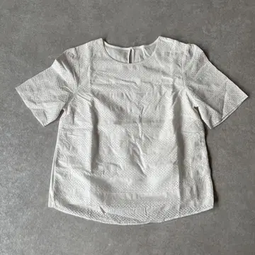 미사용 새상품 MACKINTOSH PHILOSOPHY 레이스 반팔 티셔츠