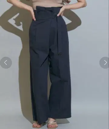 Mystrada 아지메 치노 와이드 팬츠