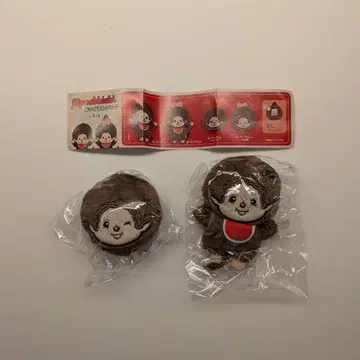 몬치치 봉제 인형 배지 몬치치 군 몬치치 군 윙크 2종 세트