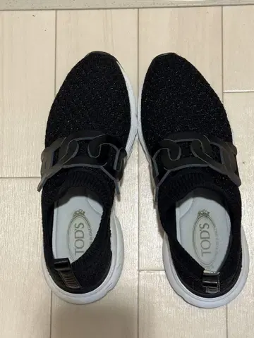TOD'S Kate 스니커즈 39 블랙 라메