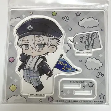 나기 세이시로 블루 록 로프트 머즐 아크릴 스탠드 mini FLAG