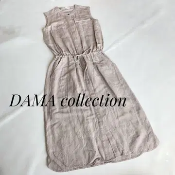 DAMA collection 다마 린넨 혼방 원피스 슬리브리스
