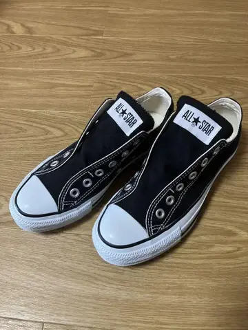컨디션 최상 컨버스 올스타 슬립온 블랙 24cm