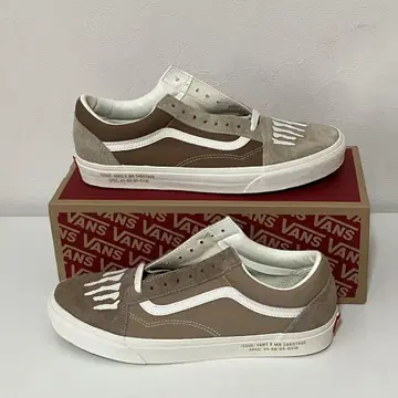 VANS 스니커즈 브라운/화이트