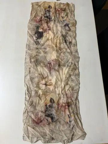 galliano 불교 패턴 스톨
