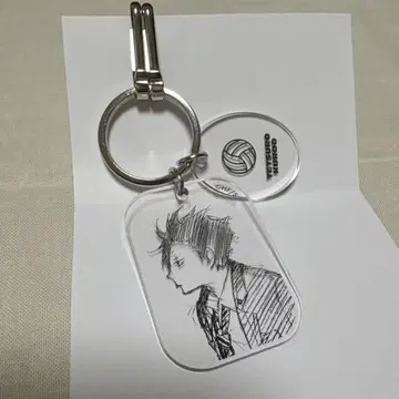 하이큐 팬 파크 클리어 베이스 키링 쿠로오 테츠로