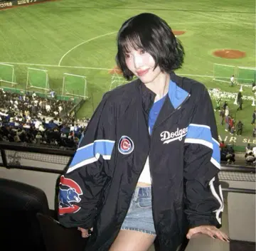 TOKYO SERIES 2025 배색 나일론 자켓 MLB 도쿄 시리즈