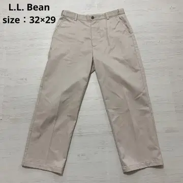 LL bean 베이지 스트레이트 핏 치노 팬츠