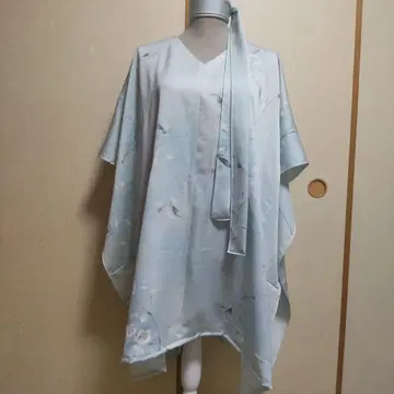 순수 실크 기모노 리메이크 튜닉 세미 오더