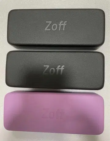 미사용 새상품 Zoff 안경 케이스 하드 타입 안경닦이 포함