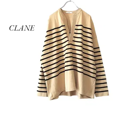 CLANE 와이드 헨리 보더 상의 베이지 클라네