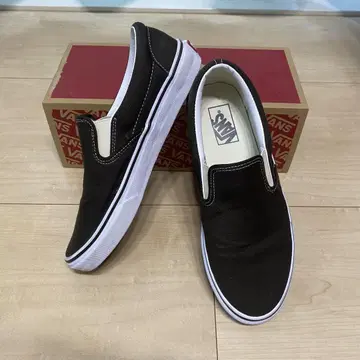 VANS 슬립온 브라운 27.0cm