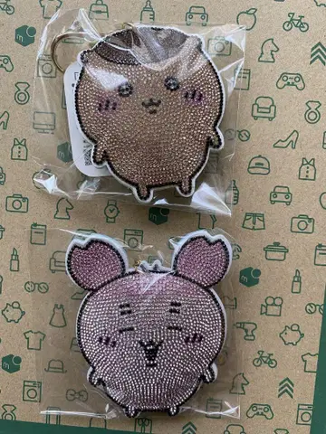 치이카와 (먼작귀) 큐빅 키링 게 밤만쥬