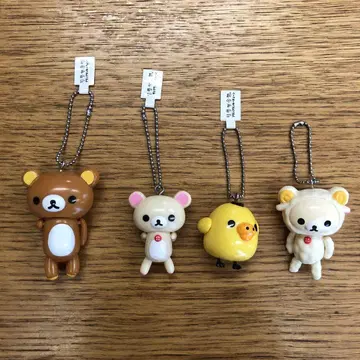 블랑 블랑 키체인 리락쿠마 코리락쿠마 키이로이토리 [4개 세트]