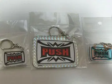 Sammy PUSH 버튼 아크릴 키링 3개 sammy