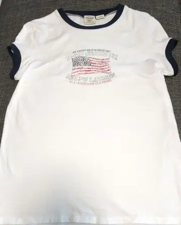 Polo Jeans Co. 미국 국기 반팔 티셔츠 사이즈 M