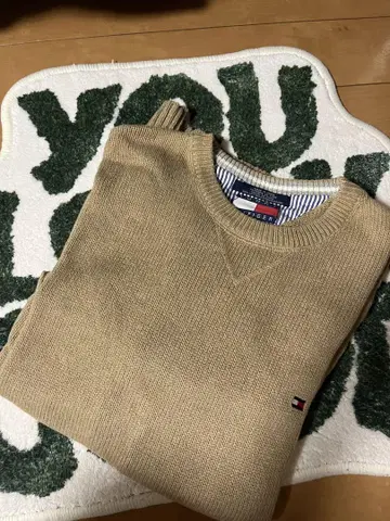 TOMMY HILFIGER 타미힐피거 니트 스웨터 베이지