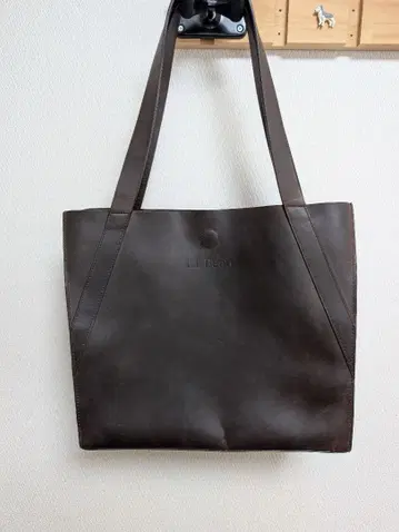 L.L.Bean 브라운 가죽 토트백