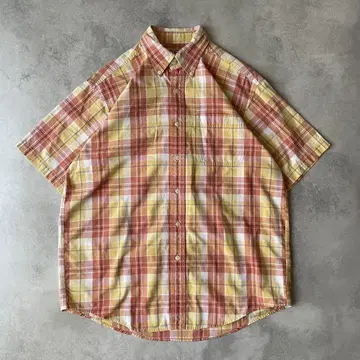 엘엘빈 L.L.Bean 체크 셔츠 버튼 다운 M USA