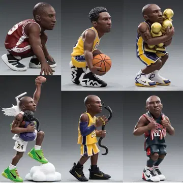 코비 브라이언트 KOBE 농구 선수 피규어 NBA