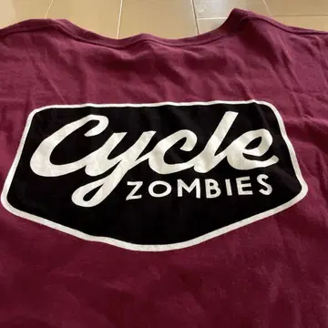 사이클 좀비 빅 로고 티셔츠 CYCLE ZOMBIES 나가세