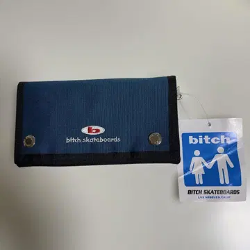 bitch skateboards 장지갑 블루