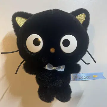 산리오 고양이 모임 초코캣 봉제 인형 마스코트 홀더 키링