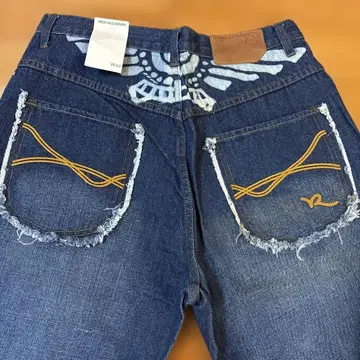ROCA WEAR 데님 와이드 배기 W34