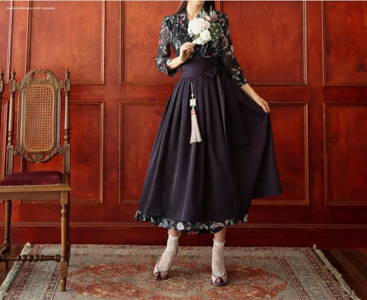 Hanbok Onepiece + Skirt Set, New