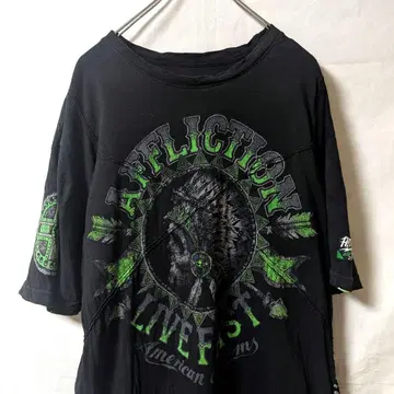 AFFLICTION 티셔츠 USA제 구제 의류 빈티지 e