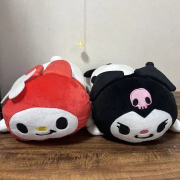 산리오 봉제 인형 마이멜로디 쿠로미 2종 세트