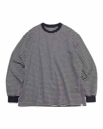 SOPHNET. BORDER L/S TEE 소프 보더 롱 T