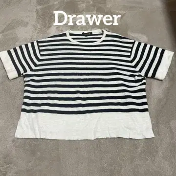 Drawer 반팔 니트