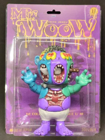 11banchi MR.WOOW(보라색 성형/파랑 그린 페인팅)